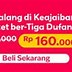 Harga Tiket Dufan Hari Weekend